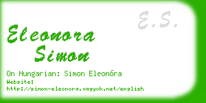 eleonora simon business card