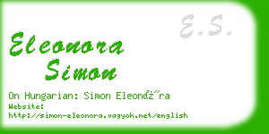 eleonora simon business card